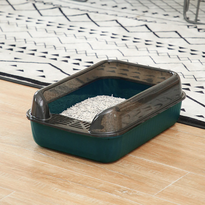 Polyethylene Plastic Litter Box with Scoop