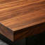 Table basse carrée en bois manufacturé brun