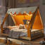 Lit maison avec tente et lumière-1523480628-1523480629