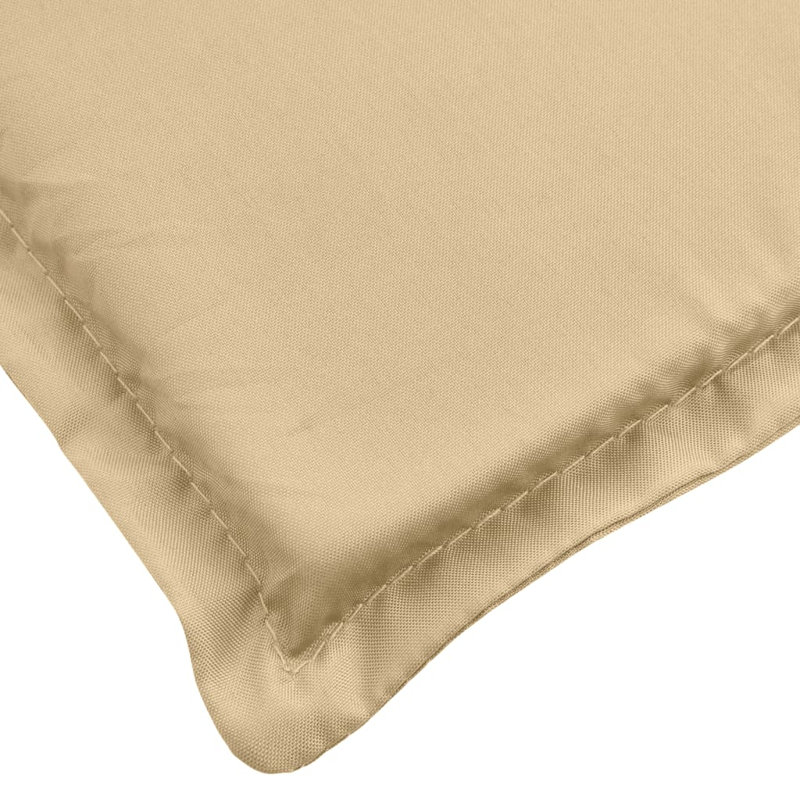Ebern Designs Garden Bench Cushion 2.8" Fabric, 59.1" W x 19.7" D, Melange Beige