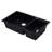 33.88'' L Double Bowl Granite Kitchen Sink-20524774