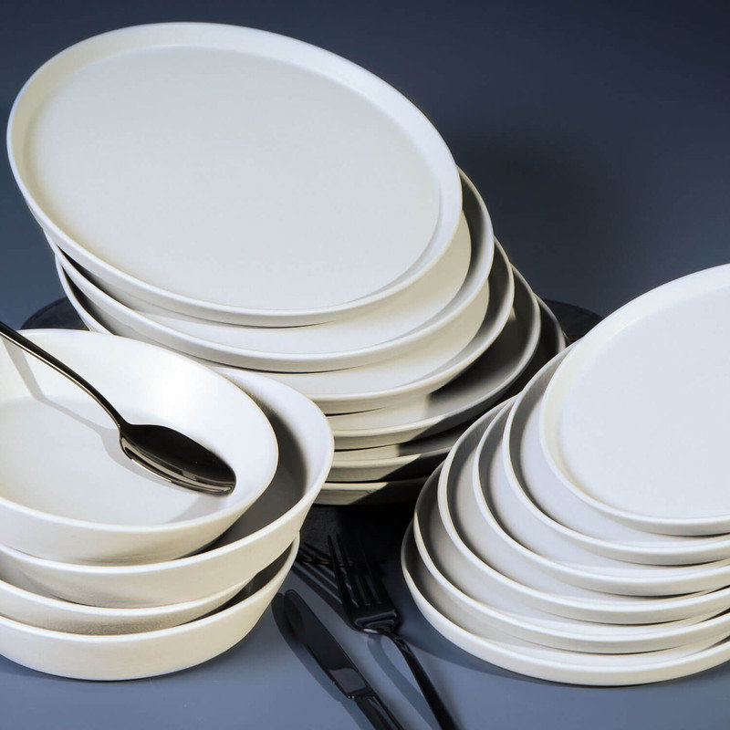 Assiette à dessert en grès Neo, 8,46 po (ensemble de 6)