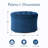 Charleroi 24" Wide Round Upholstered Ottoman With Storage-82038633