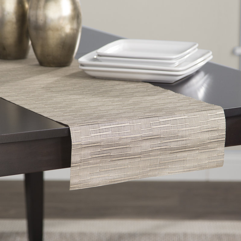 Metroweave Table Runner, Cocoa