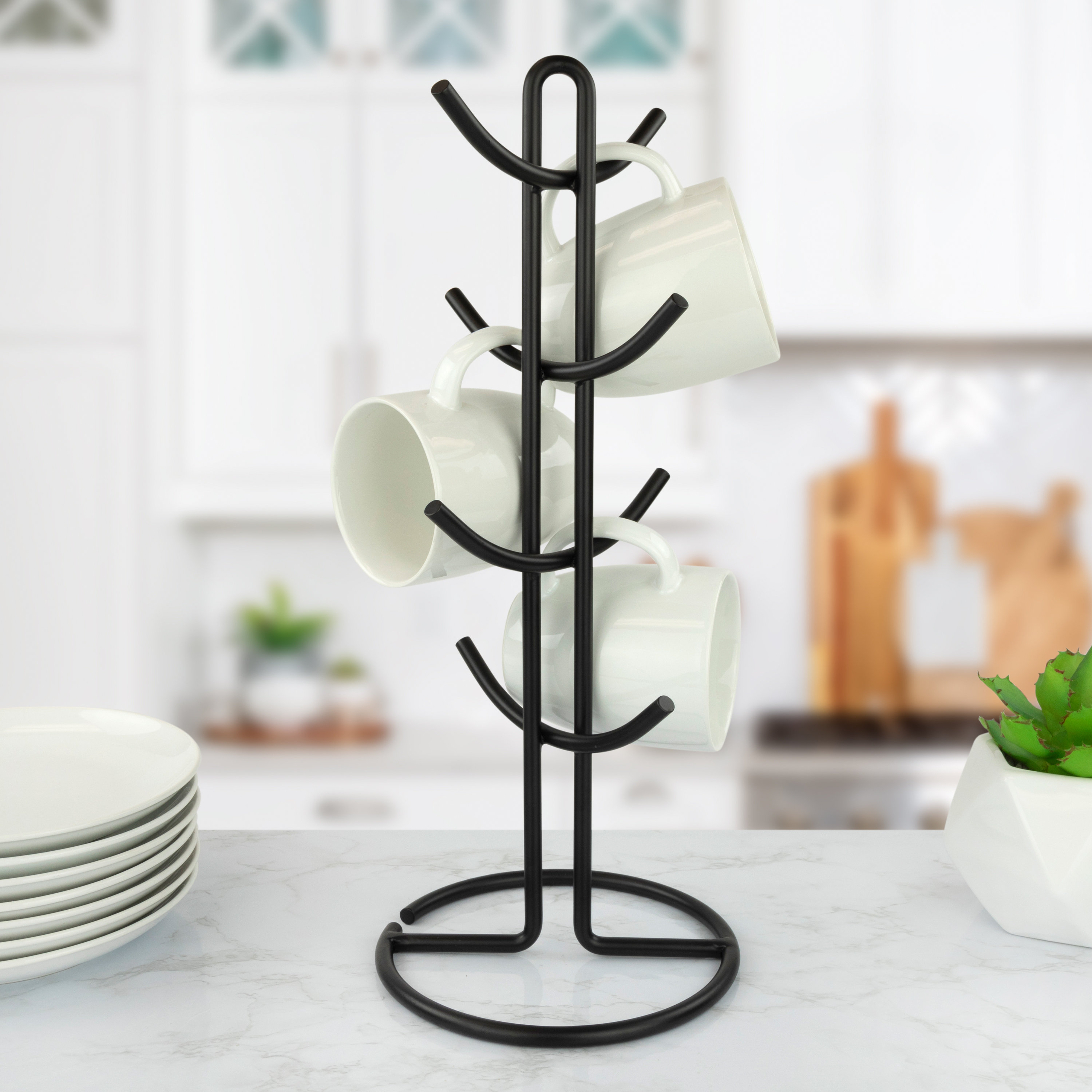 Rebrilliant Levonte Steel Mug Tree & Reviews | Wayfair