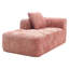 Canapé-lit en chenille confortable et élégant, canapé-lit modulaire pour se détendre dans le salon, la chambre à coucher, un appartement ou un salon-595421294