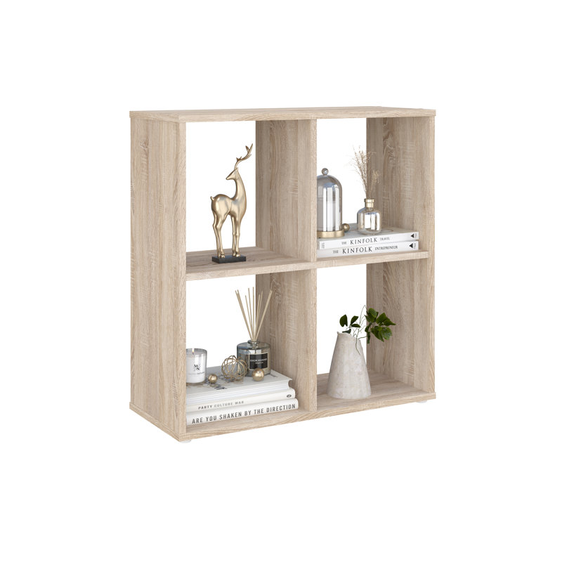 Riloh Single Panel Room Divider, Brown, (8 Shelves) 142cm H x 69.8cm W x 29cm D