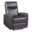 Fauteuil inclinable électrique avec accoudoirs carrés