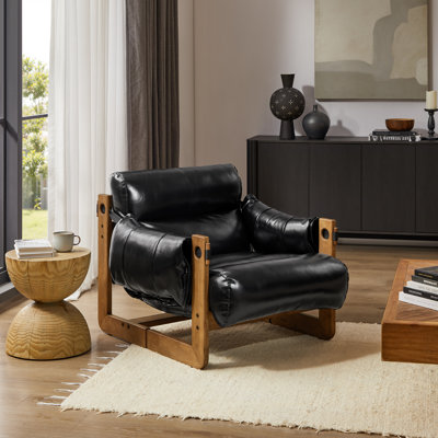 Solid Wood Leisure Lounge Chair