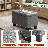 25" Storage Ottoman, Entryway Bedroom Tufted Bench Footrest Stool Footstool with Safety Hinge & Legs-726071295