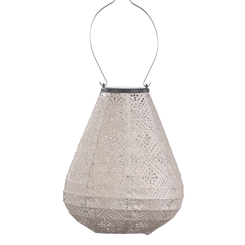 Tulip Topaze Lantern, Light Taupe