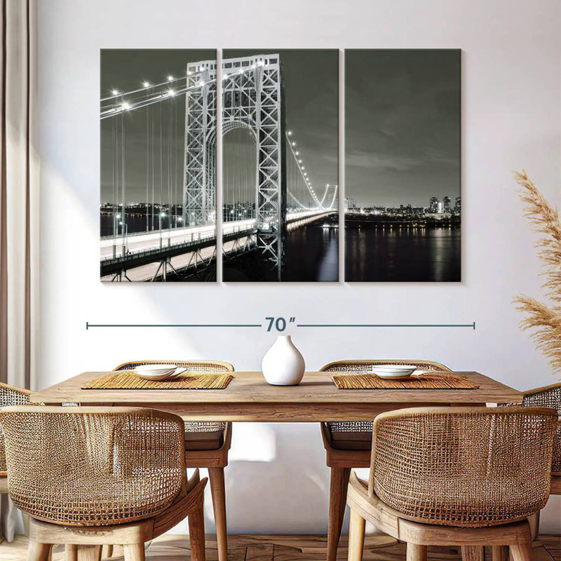 Lilie Bridge City Lights, H 42 po x l 65 po