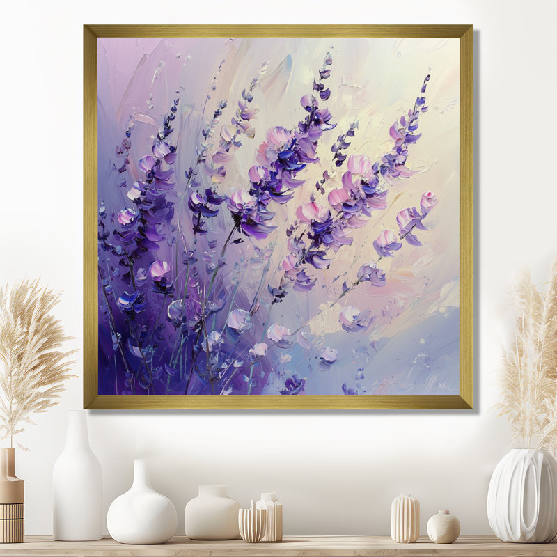 Kucera - Floral Wall Decor, H 30 po x l 30 po, Doré, Picture Framed