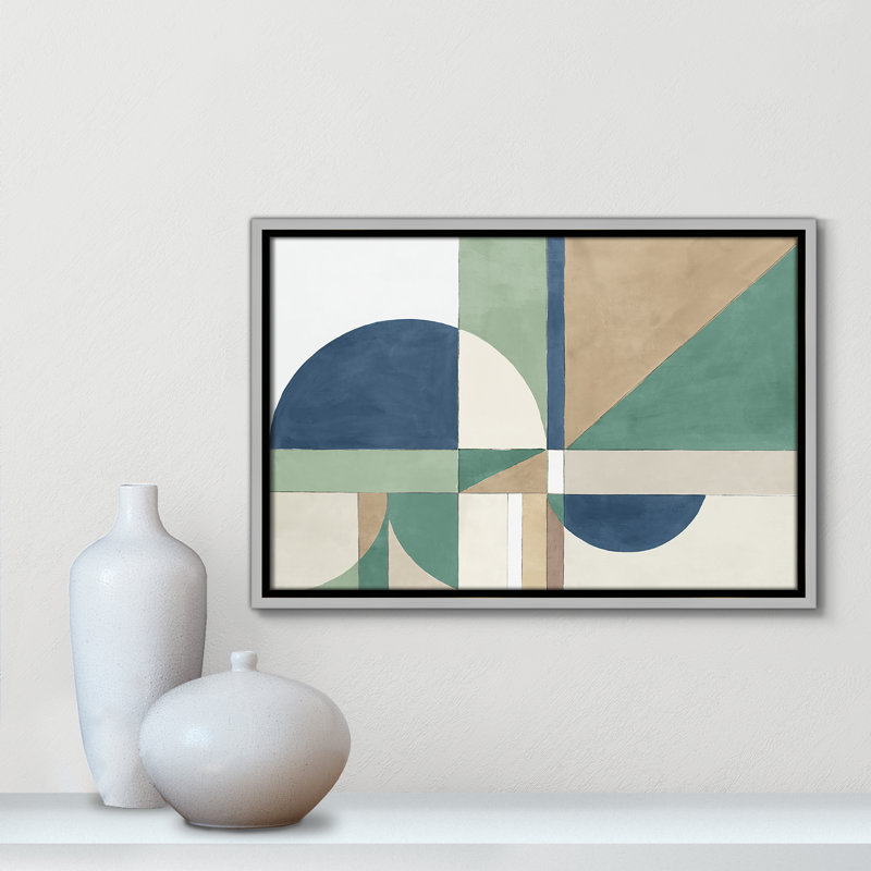 Floater Frame Canvas, 13.5" H x 19.5" W x 2" D, Silver Framed