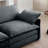 Kadeija Corduroy U-Shaped Sectional Reversible-828773576