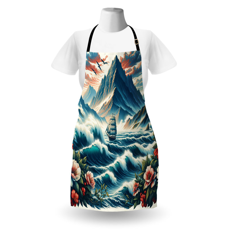 No Pattern Bib Apron