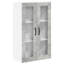 Vidaxl Kitchen Wall Cabinet With Shelf Concrete Grey 80 X 31 X 100 Cm-121217739-121217731