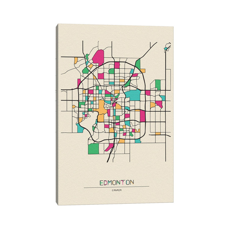 Edmonton, Canada Map
