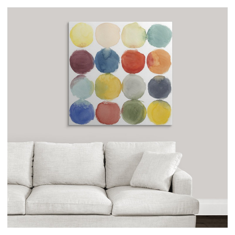 Niotaze «Transfer I», Megan Meagher, reproduction d'art, H 16 po x l 16 po x P 1,5 po, Toile