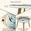Ensemble de 2 tables basses gigognes Triangle
