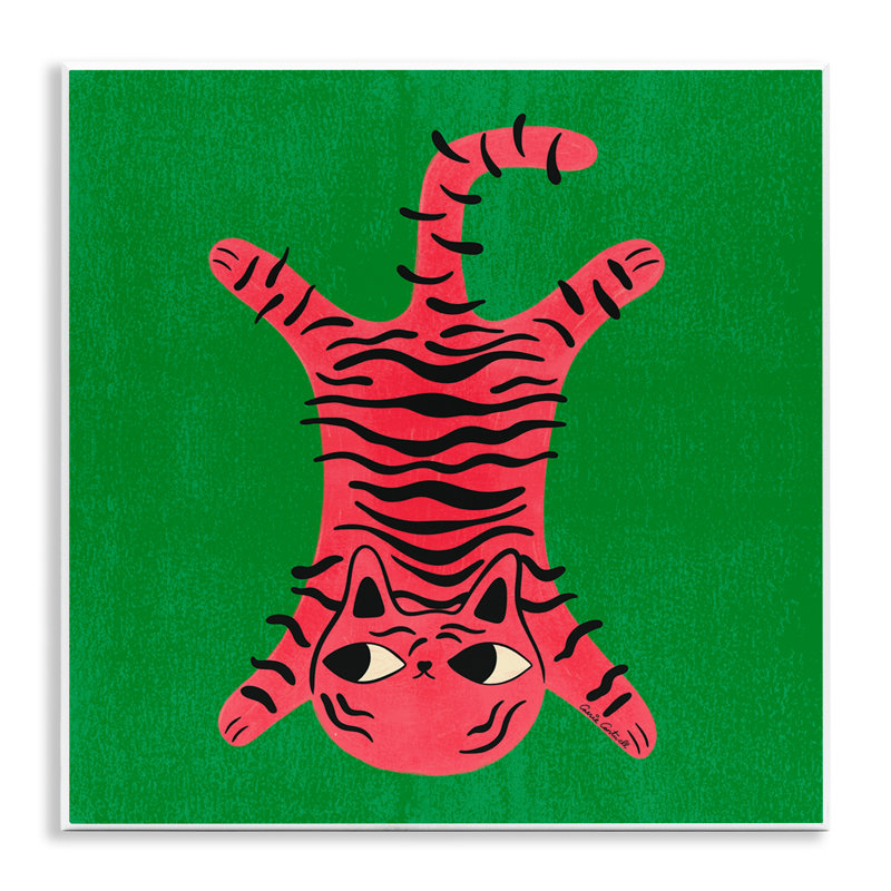 «Funky Retro Cat Pink» par Carrie Cantwell