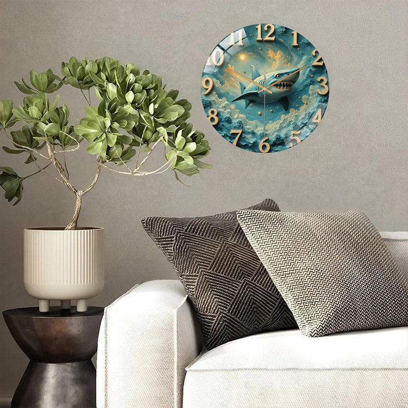 Horloge murale SharkThema