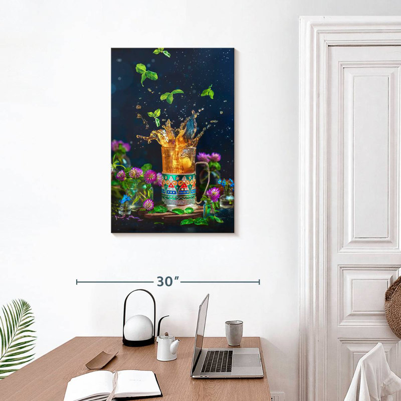 Yarlin Tea Splash, 30" H x 20" W