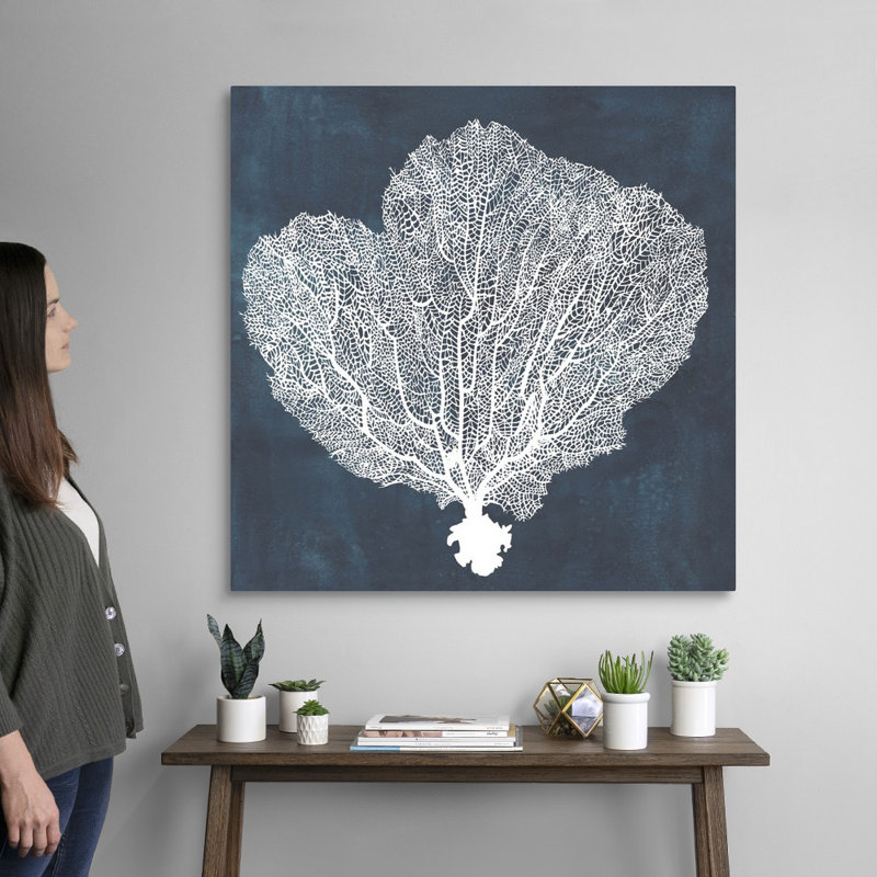 «Inverse Sea Fan I», art mural, Toile tendue, H 36 po x l 36 po x P 1 po