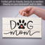 Panneau de palette de chien Dog Mom 12 po x 6 po
