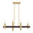 Annies 4 - Light Steel Dimmable Square / Rectangle Chandelier