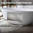 61" Freestanding Solid Surface Bathtub With Pop-Up Drainage And Overflow-119713722
