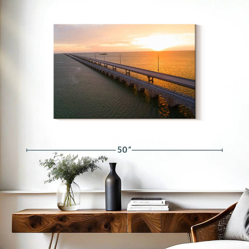Lilie Overseas Highway Bridge, 24" H x 36" W