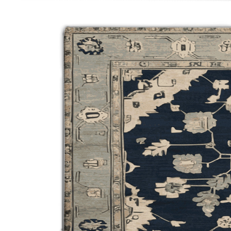 Tapis gris intérieur et extérieur surteint, Rectangulaire 2 pi x 3 pi