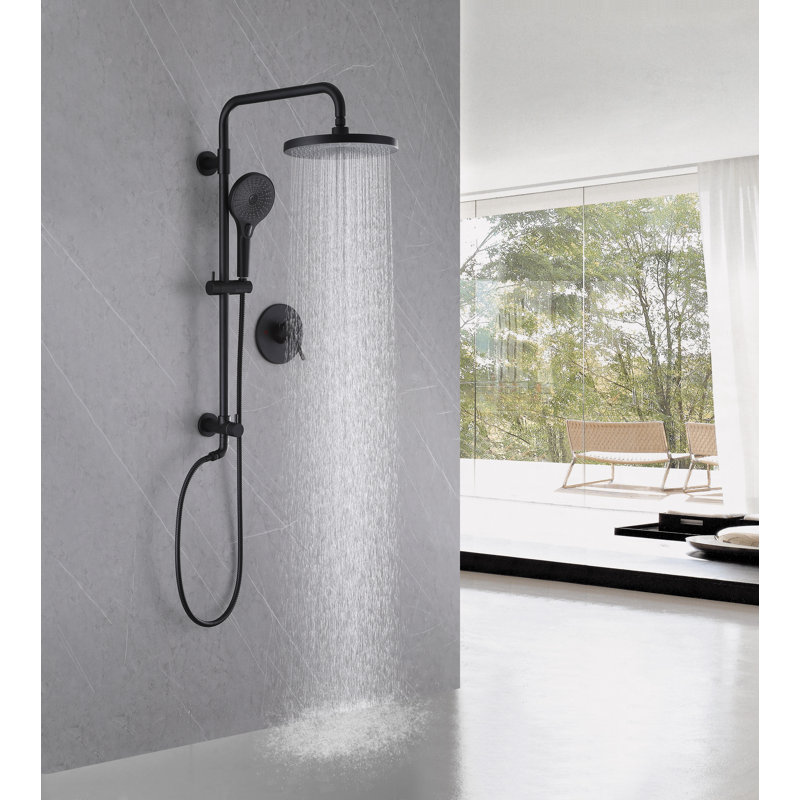 All-In-One Kit with Rough in-Valve, Black