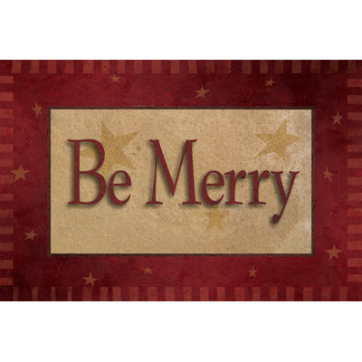Be Merry - Wrapped Canvas Art Prints