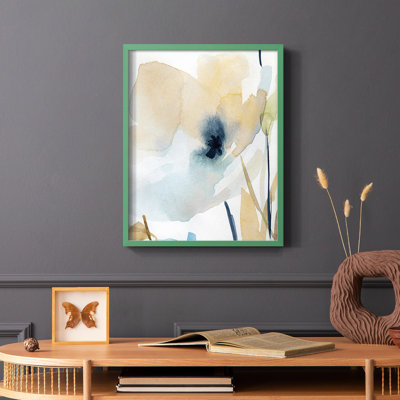 Blooming Wash II Framed Print - Solid Wood