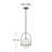 Arie Single Light Pendant w/ Globe Shade-578231542-578231546