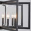 8-Light Farmhouse Lantern Geometric Chandelier