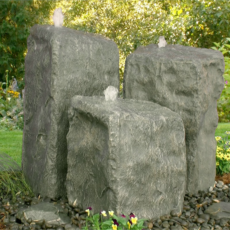 Outdoor Weather Resistant Rock Fountain