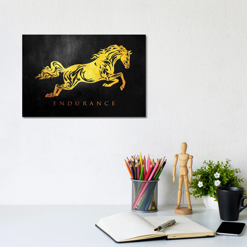Horse Endurance 1 Piece Wrapped Canvas Wall Art, 20.32cm H x 30.48cm W x 1.905cm D