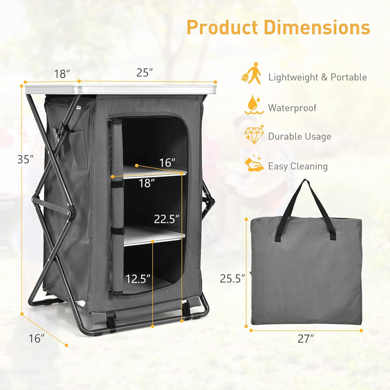 Marteinn Folding Camping Storag