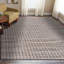 Tapis gris en jute / coton tressé à la main Coomes-272958929