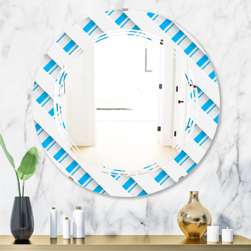 Miroir mural Triple C, H 31,5 po x l 31,5 po, Triple C, motif 3D VI