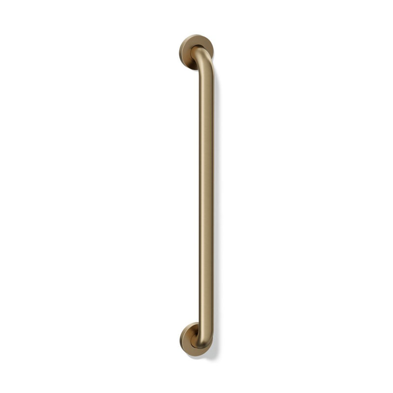 Barre d'appui contemporaine, L 24 po, Bronze brossé éclatant