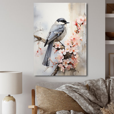" Asian Art Bird Sumi I "