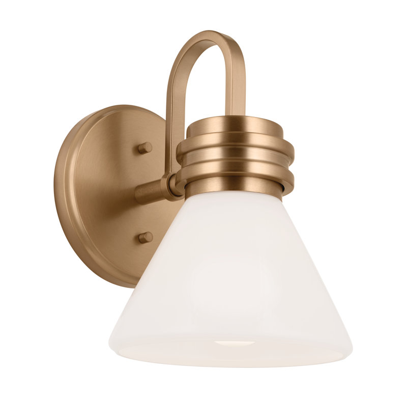Hysham Armed Sconce, Champagne Bronze