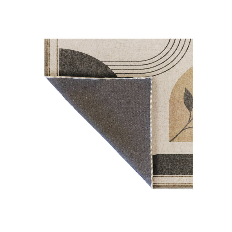 Tapis tissé à la crème Mosso, 4'7" x 6'7"