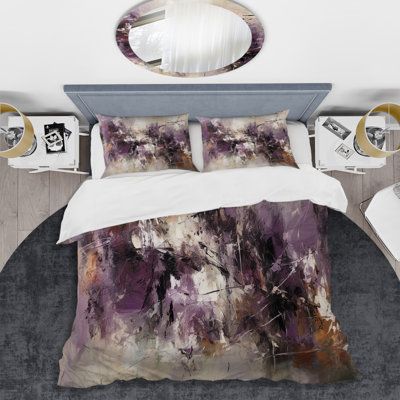 Ensemble de housse de couette en microfibre / polyester Modernist Expressions V