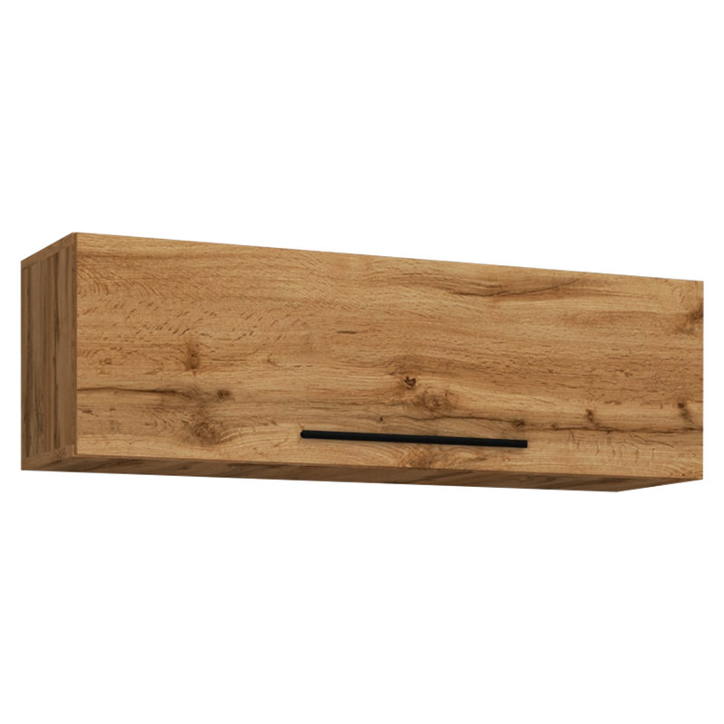 Saleen 30Cm H x 95Cm W x 30Cm D Manufactured Wood Standard Wall Cabinet, Brown, white and pink