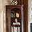 Nut-Brown Solid Wood Corner cabinet